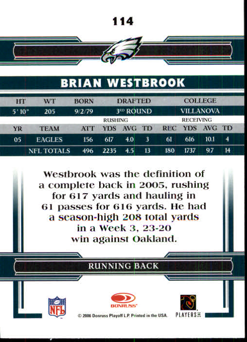 A3093- 2006 Donruss Threads Fb Carte 1-220 + Inserti -si Pick- 15 + Gratis US - Foto 221 di 317