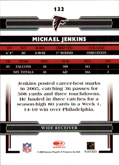 A3093- 2006 Donruss Threads Fb Carte 1-220 + Inserti -si Pick- 15 + Gratis US - Foto 257 di 317