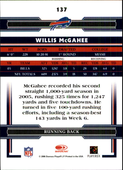 A3093- 2006 Donruss Threads Fb Carte 1-220 + Inserti -si Pick- 15 + Gratis US - Foto 267 di 317