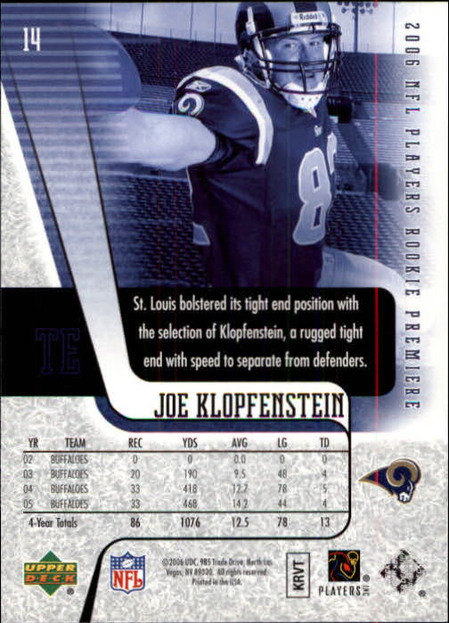 B4949- 2006 Upper Deck Rookie Premiere Fb #S 1-30 -du Pick- 15 + Gratis US - Bild 27 von 53