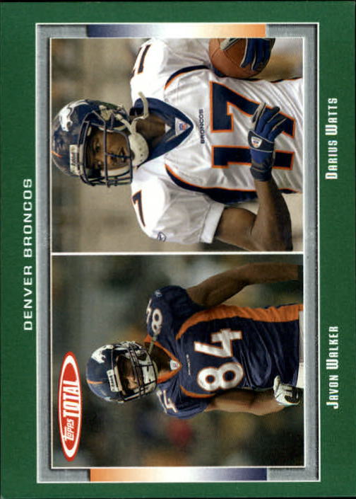 2006 Topps Total Football Card #1-250 - Choose Your Card