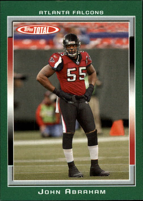 : 2011 Topps Football Card #269 John Abraham - Atlanta