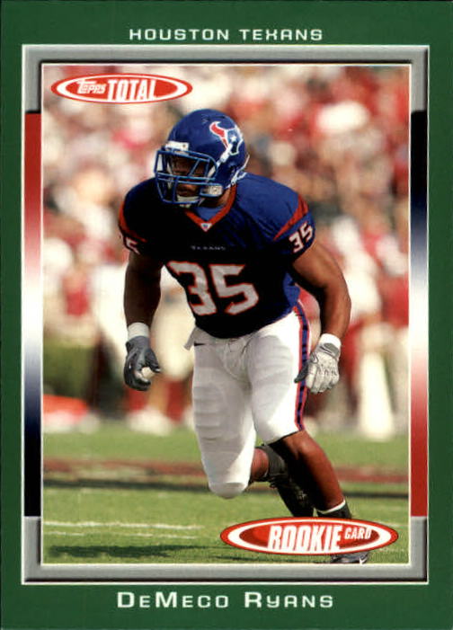 2006 Topps Total #462 DeMeco Ryans RC