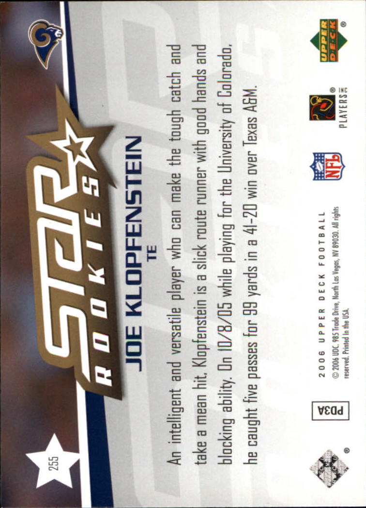 A2099- 2006 Upper Deck FB Card #s 201-275 +Inserts -You Pick- 15+ FREE US SHIP - Picture 11 of 396