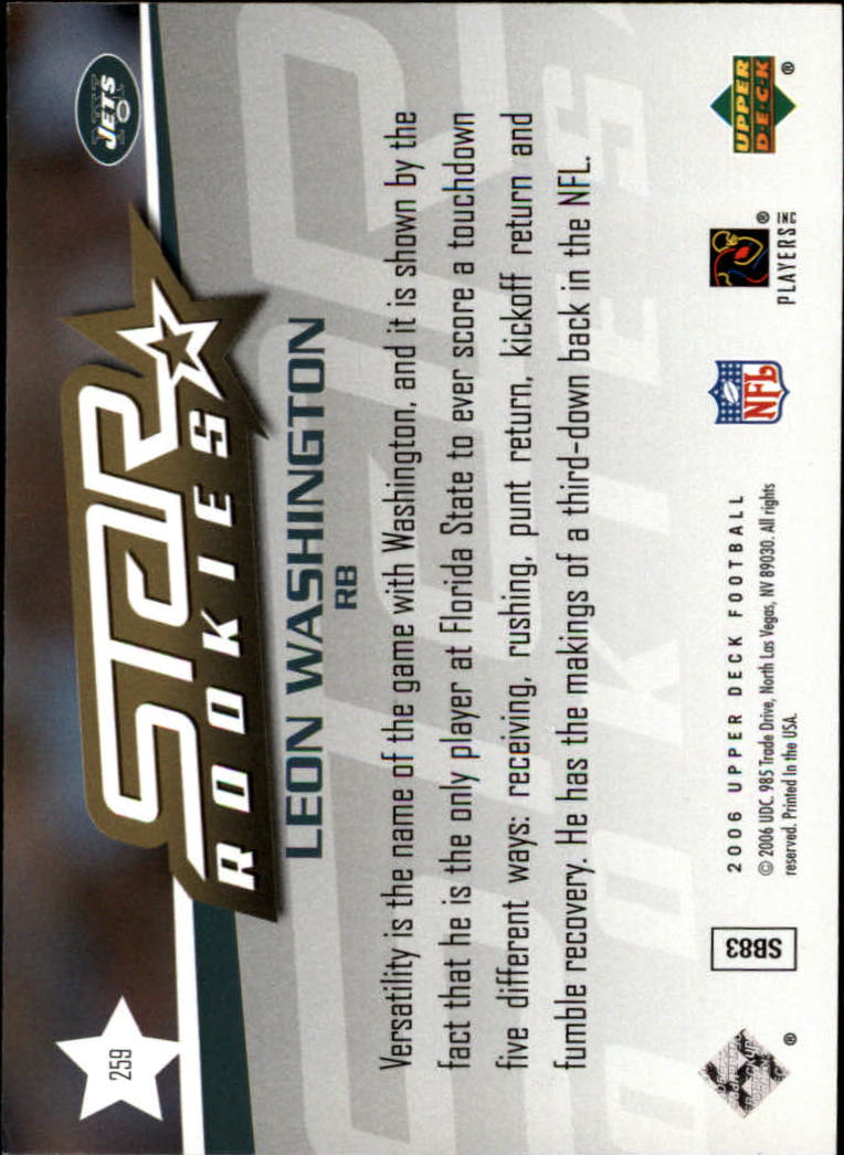 A2099- 2006 Upper Deck FB Card #s 201-275 +Inserts -You Pick- 15+ FREE US SHIP - Picture 19 of 396