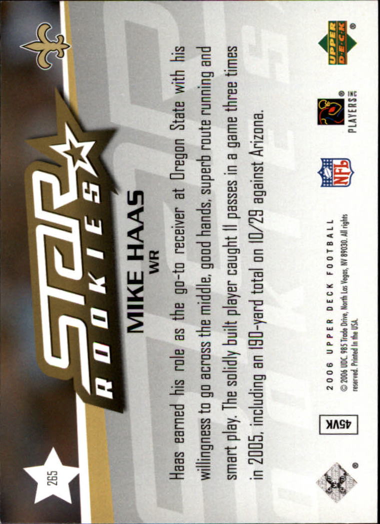A2099- 2006 Upper Deck FB Card #s 201-275 +Inserts -You Pick- 15+ FREE US SHIP - Picture 31 of 396
