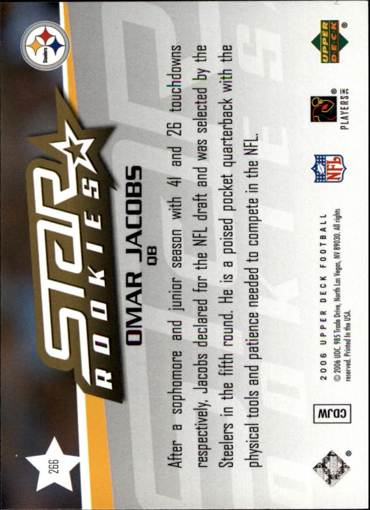 A2099- 2006 Upper Deck FB Card #s 201-275 +Inserts -You Pick- 15+ FREE US SHIP - Picture 33 of 396