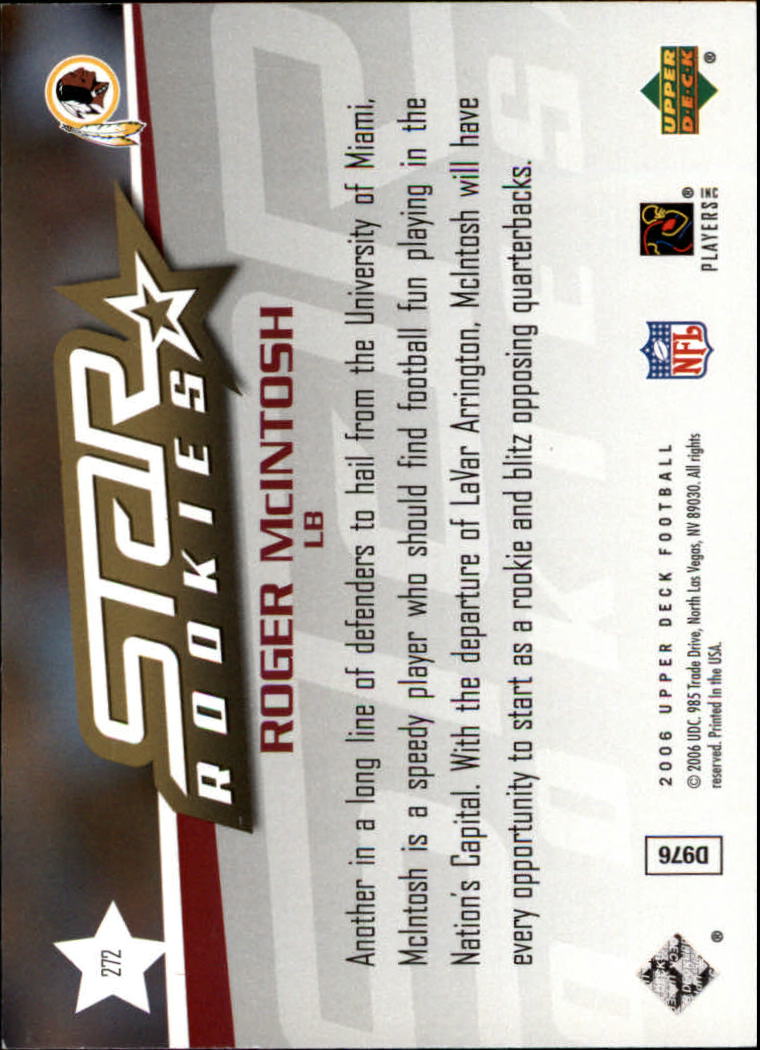 A2099- 2006 Upper Deck FB Card #s 201-275 +Inserts -You Pick- 15+ FREE US SHIP - Picture 45 of 396