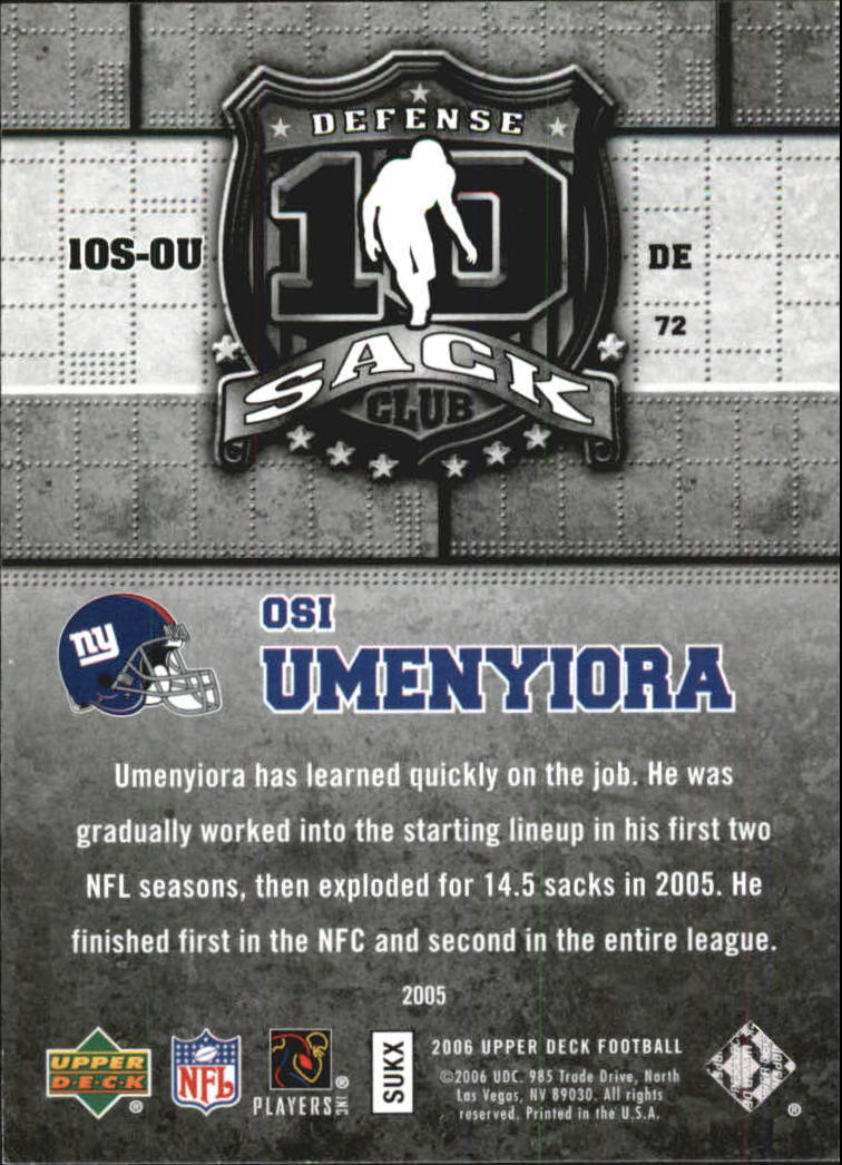A2099- 2006 Upper Deck FB Card #s 201-275 +Inserts -You Pick- 15+ FREE US SHIP - Picture 65 of 396