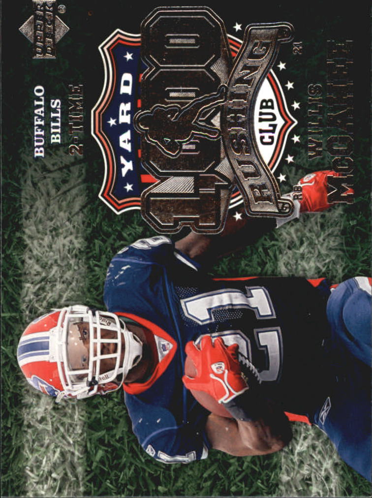 2006 Upper Deck 1000 Yard Rushing Club #1KRWM Willis McGahee