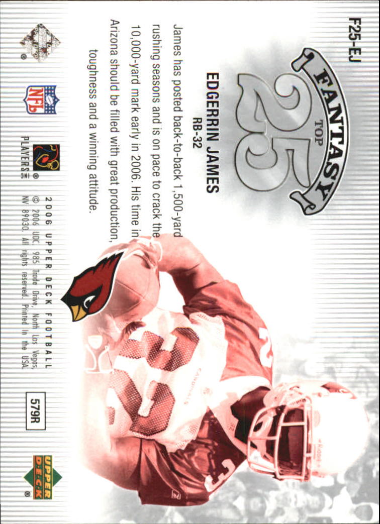 A2099- 2006 Upper Deck FB Card #s 201-275 +Inserts -You Pick- 15+ FREE US SHIP - Picture 296 of 396