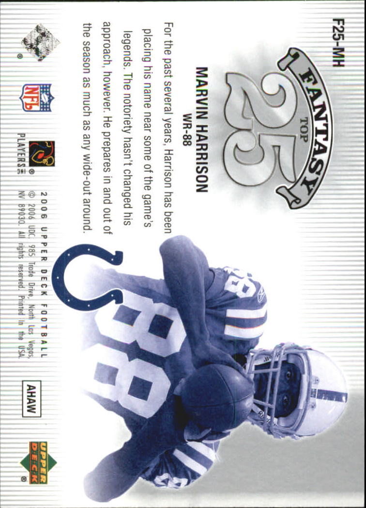 A2099- 2006 Upper Deck FB Card #s 201-275 +Inserts -You Pick- 15+ FREE US SHIP - Picture 310 of 396