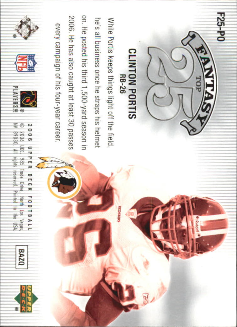 A2099- 2006 Upper Deck FB Card #s 201-275 +Inserts -You Pick- 15+ FREE US SHIP - Picture 314 of 396