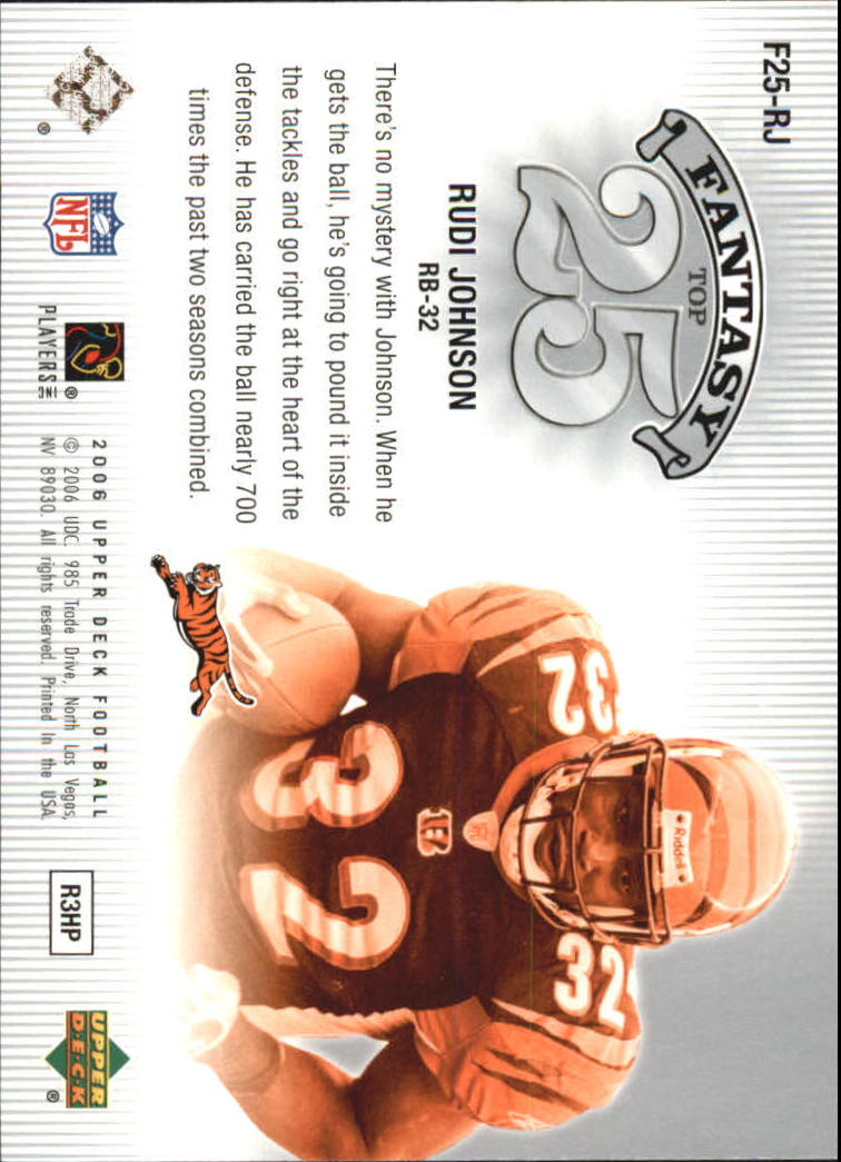 A2099- 2006 Upper Deck FB Card #s 201-275 +Inserts -You Pick- 15+ FREE US SHIP - Picture 318 of 396