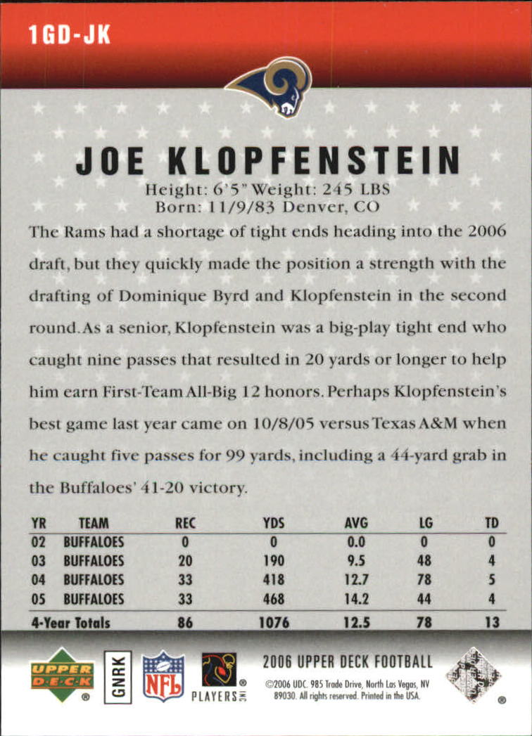 A2099- 2006 Upper Deck FB Card #s 201-275 +Inserts -You Pick- 15+ FREE US SHIP - Picture 358 of 396