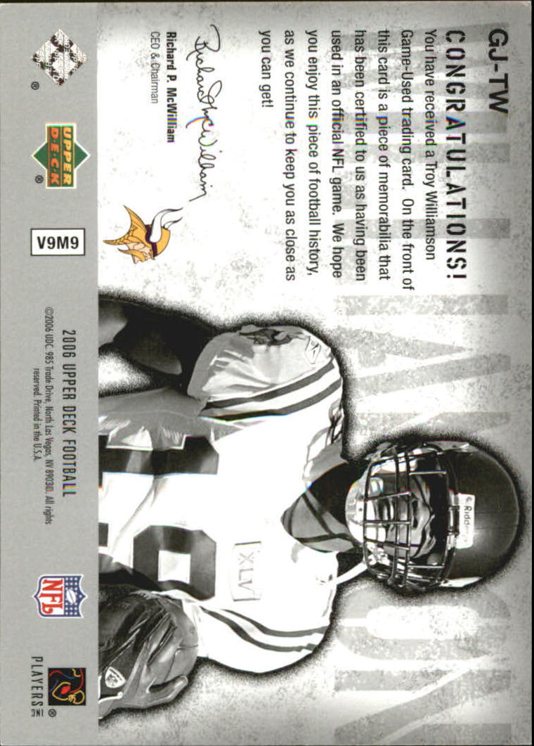 Sports Card Back