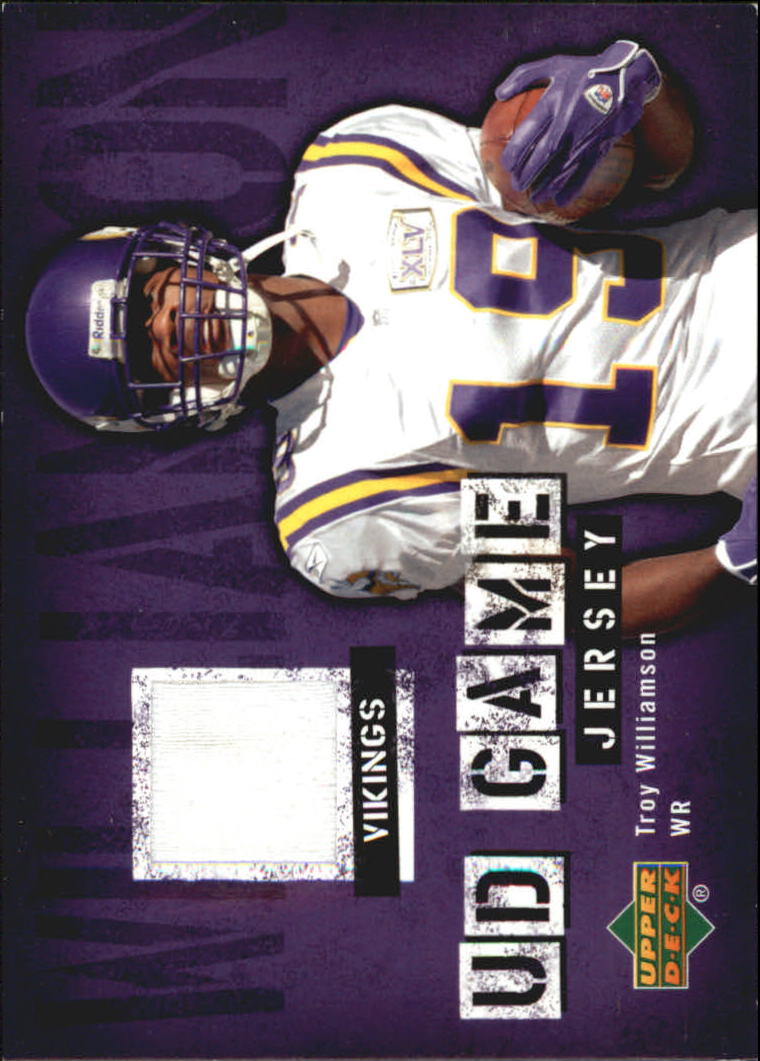 2006 Upper Deck Game Jerseys #GJTW Troy Williamson