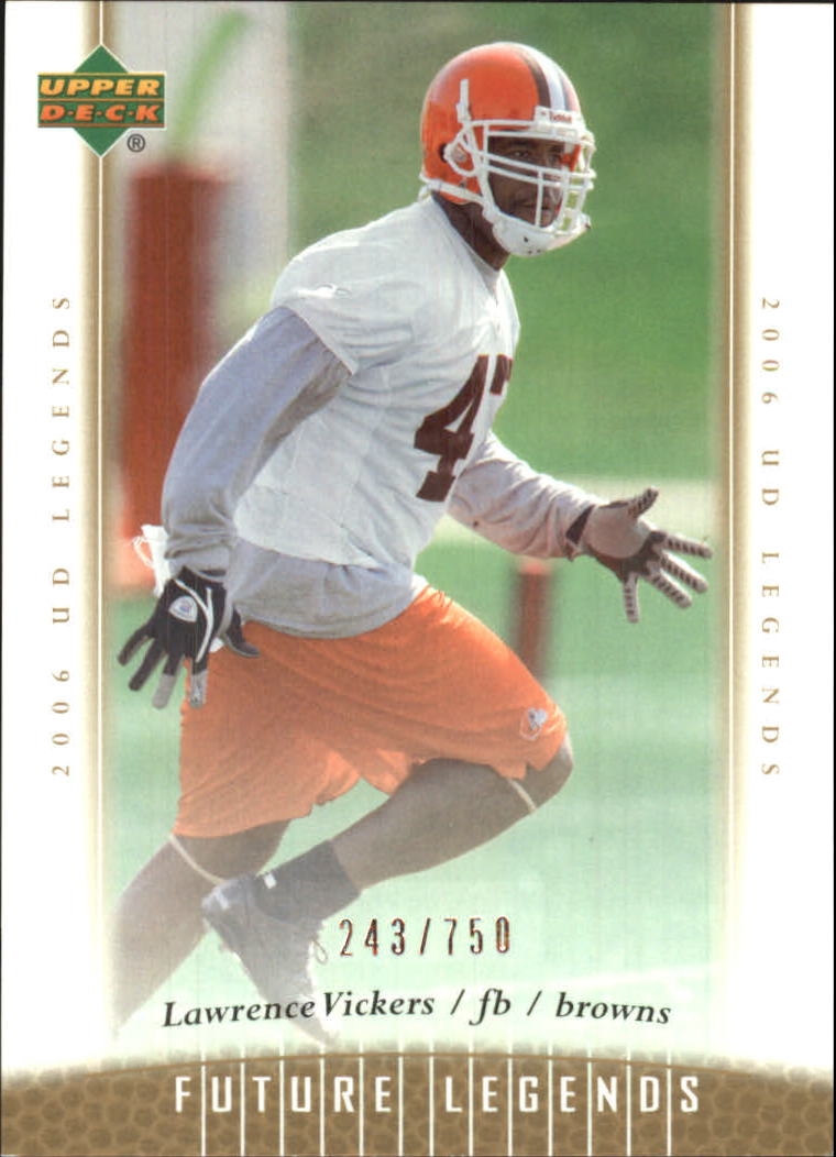 2006 Upper Deck Legends #162 Lawrence Vickers RC