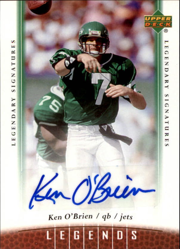 2006 Upper Deck Legends Legendary Signatures #36 Ken O'Brien