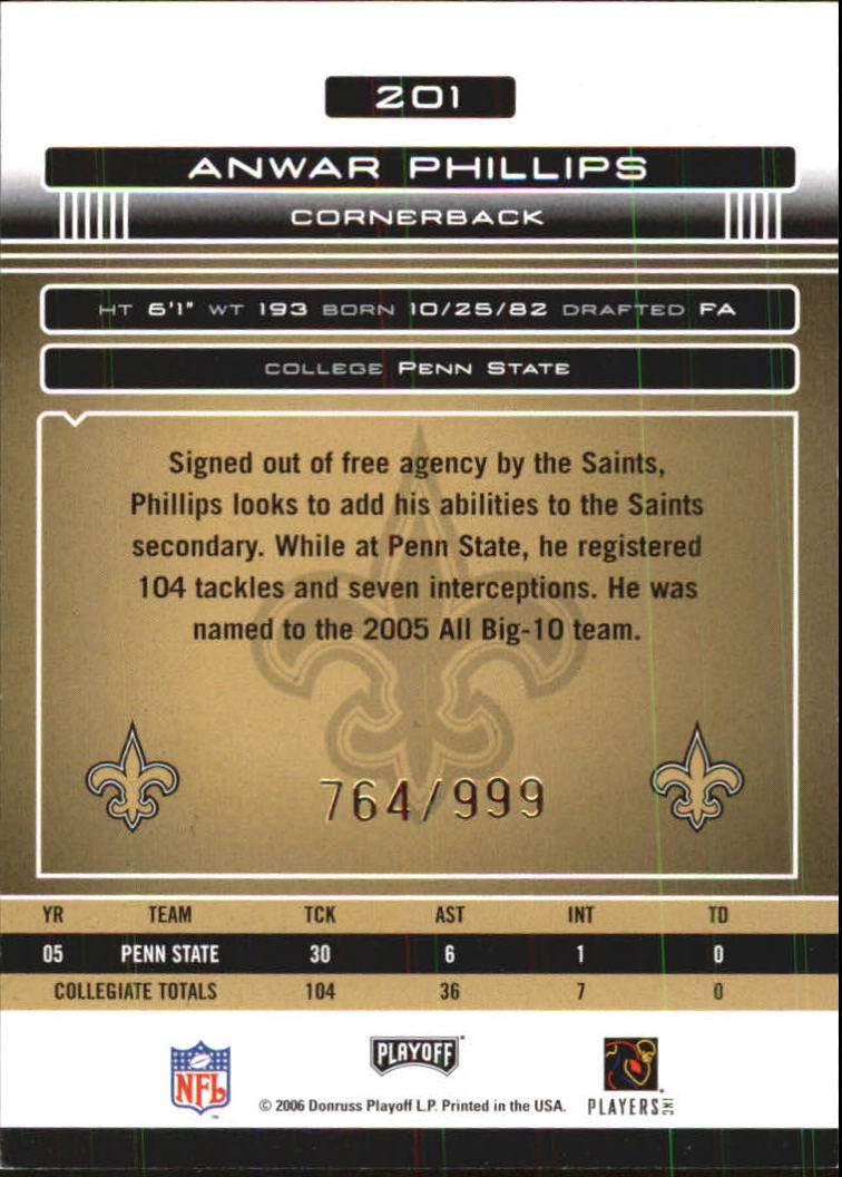 A9391- 2006 Absolute Memorabilia FB 1-253 +Inserts -You Pick- 15+ FREE US SHIP - Picture 106 of 187