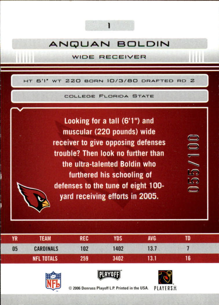 A9391- 2006 Absolute Memorabilia FB 1-253 +Inserts -You Pick- 15+ FREE US SHIP - Picture 153 of 187