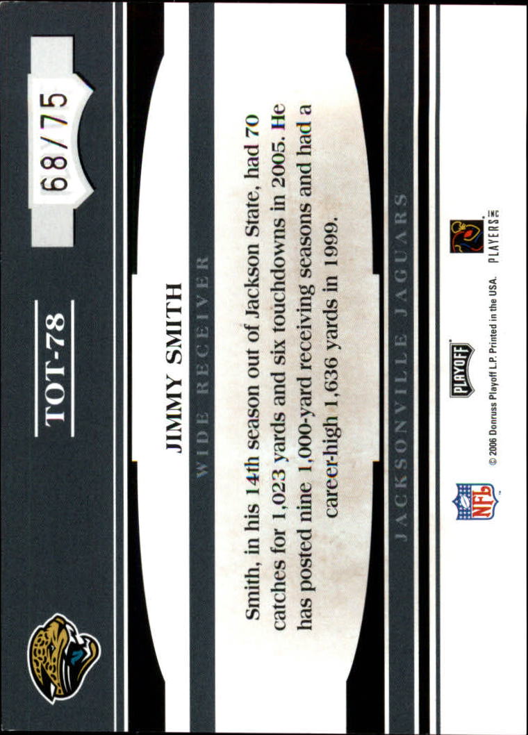 2006 Absolute Memorabilia Tools of the Trade Blue #78 Jimmy Smith