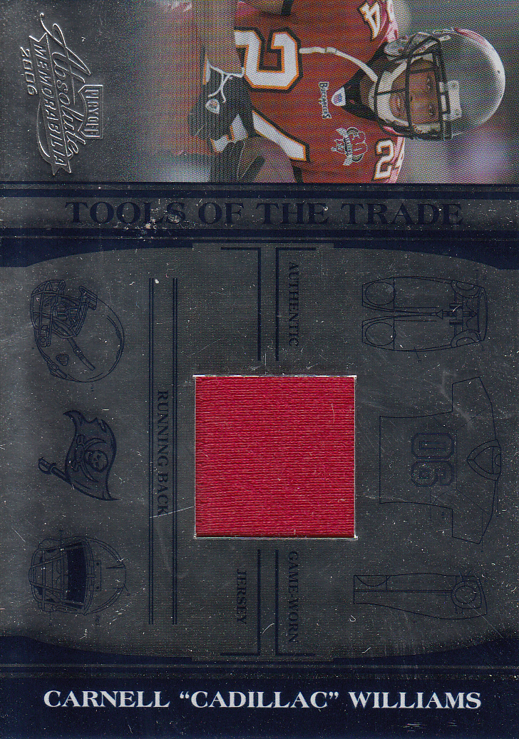 2006 Absolute Memorabilia Tools of the Trade Material Blue #25 Cadillac Williams