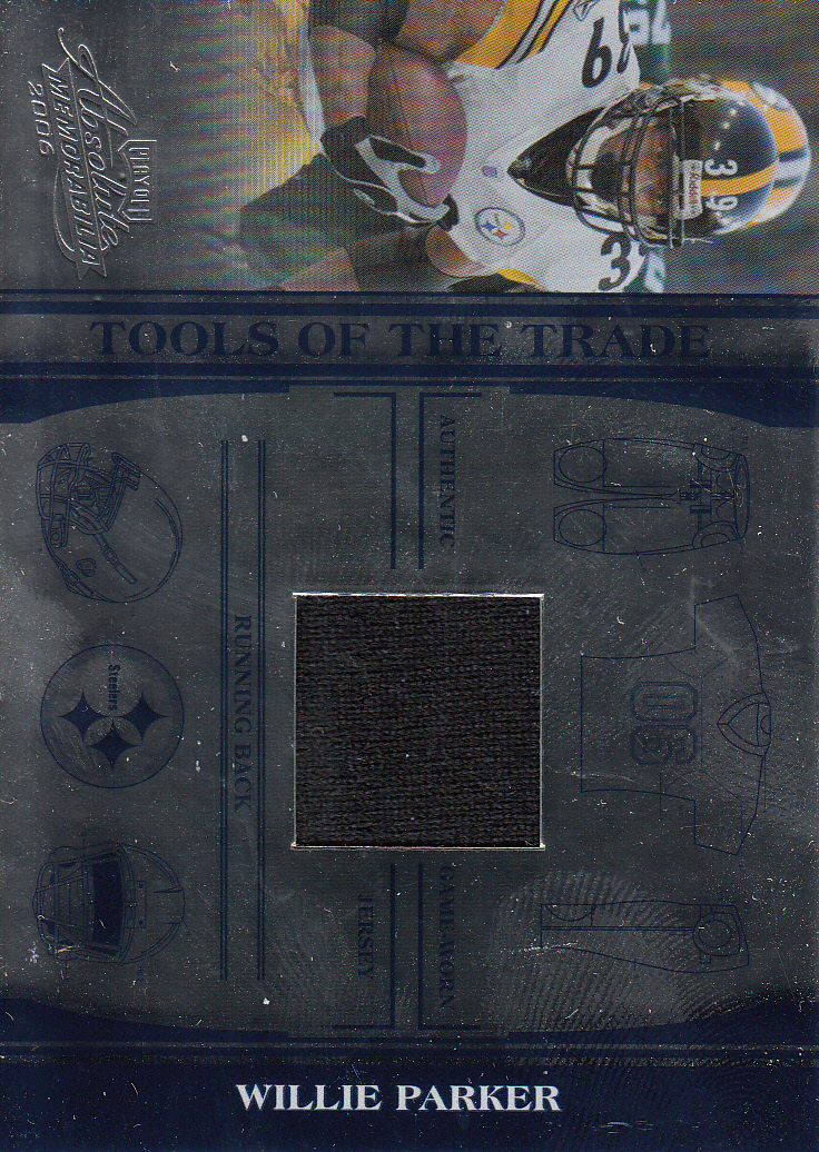 2006 Absolute Memorabilia Tools of the Trade Material Blue #148 Willie Parker