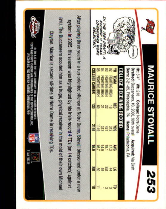 A0893- 2006 Topps Chrome FB Cards 251-275 +Inserts -You Pick- 15+ FREE US SHIP - Picture 55 of 317