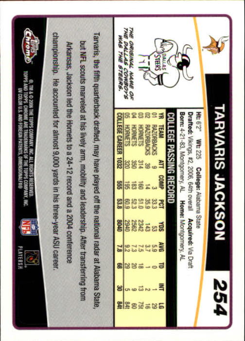 A0893- 2006 Topps Chrome FB Cards 251-275 +Inserts -You Pick- 15+ FREE US SHIP - Picture 57 of 317