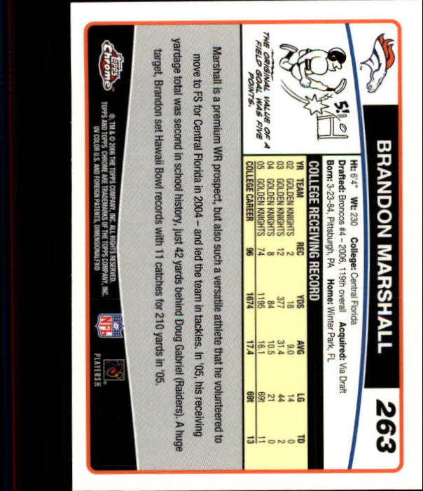 A0893- 2006 Topps Chrome FB Cards 251-275 +Inserts -You Pick- 15+ FREE US SHIP - Picture 209 of 317