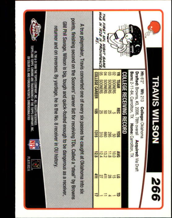 A0893- 2006 Topps Chrome FB Cards 251-275 +Inserts -You Pick- 15+ FREE US SHIP - Picture 75 of 317