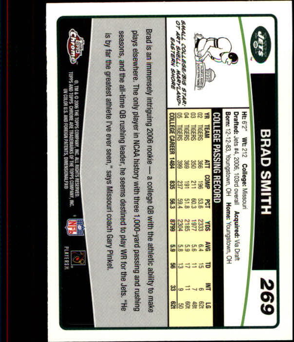 A0893- 2006 Topps Chrome FB Cards 251-275 +Inserts -You Pick- 15+ FREE US SHIP - Picture 99 of 317