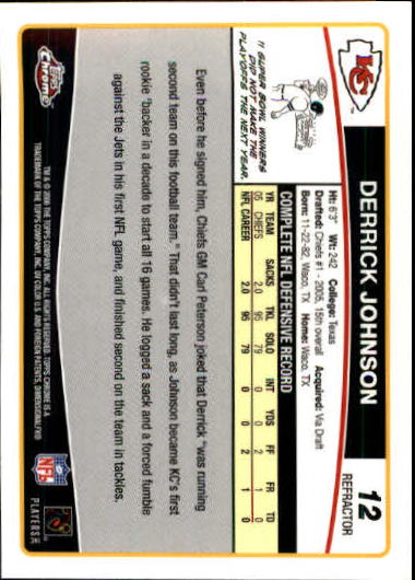 A0893- 2006 Topps Chrome FB Cards 251-275 +Inserts -You Pick- 15+ FREE US SHIP - Picture 121 of 317
