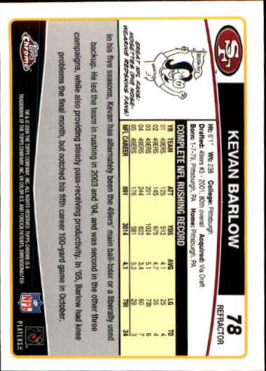 A0893- 2006 Topps Chrome FB Cards 251-275 +Inserts -You Pick- 15+ FREE US SHIP - Picture 181 of 317