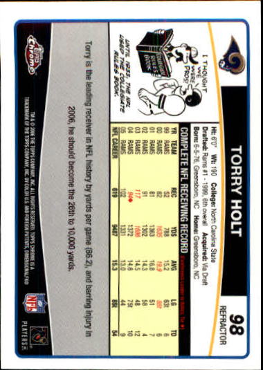 A0893- 2006 Topps Chrome FB Cards 251-275 +Inserts -You Pick- 15+ FREE US SHIP - Picture 288 of 317