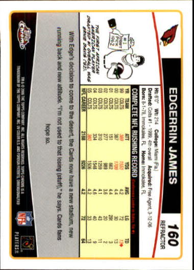 A0893- 2006 Topps Chrome FB Cards 251-275 +Inserts -You Pick- 15+ FREE US SHIP - Picture 213 of 317