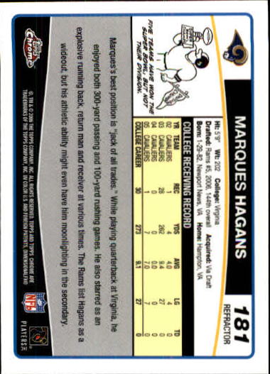 A0893- 2006 Topps Chrome FB Cards 251-275 +Inserts -You Pick- 15+ FREE US SHIP - Picture 263 of 317
