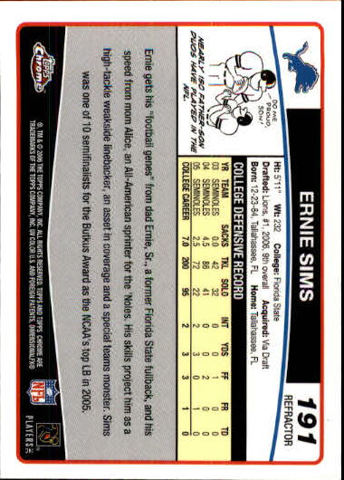 A0893- 2006 Topps Chrome FB Cards 251-275 +Inserts -You Pick- 15+ FREE US SHIP - Picture 267 of 317