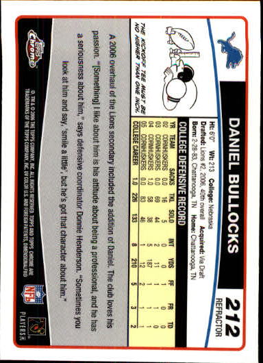 A0893- 2006 Topps Chrome FB Cards 251-275 +Inserts -You Pick- 15+ FREE US SHIP - Picture 269 of 317