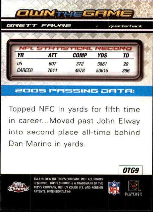 A0893- 2006 Topps Chrome FB Cards 251-275 +Inserts -You Pick- 15+ FREE US SHIP - Picture 241 of 317