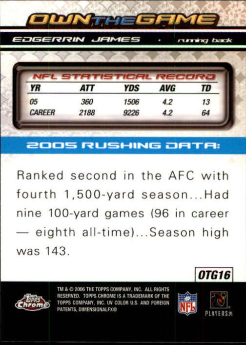 A0893- 2006 Topps Chrome FB Cards 251-275 +Inserts -You Pick- 15+ FREE US SHIP - Picture 37 of 317