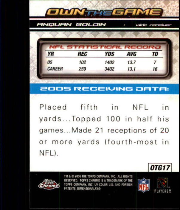 A0893- 2006 Topps Chrome FB Cards 251-275 +Inserts -You Pick- 15+ FREE US SHIP - Picture 19 of 317