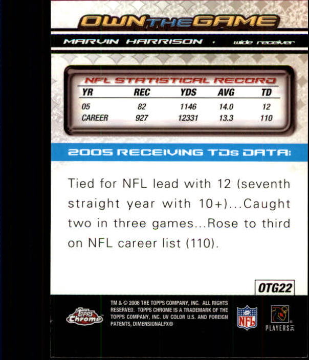 A0893- 2006 Topps Chrome FB Cards 251-275 +Inserts -You Pick- 15+ FREE US SHIP - Picture 39 of 317