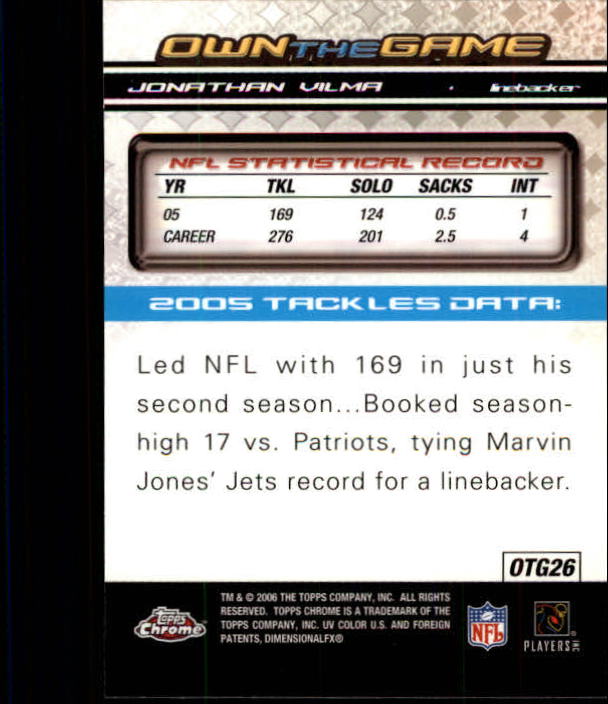 A0893- 2006 Topps Chrome FB Cards 251-275 +Inserts -You Pick- 15+ FREE US SHIP - Picture 27 of 317