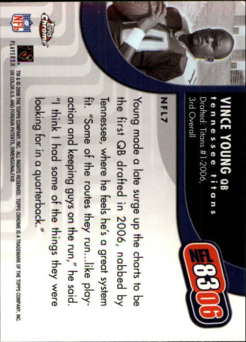 A0893- 2006 Topps Chrome FB Cards 251-275 +Inserts -You Pick- 15+ FREE US SHIP - Picture 5 of 317