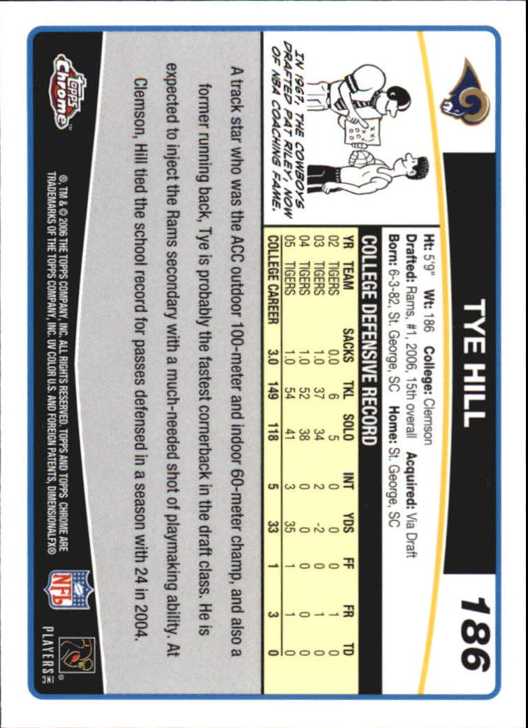 A0893- 2006 Topps Chrome FB Cards 251-275 +Inserts -You Pick- 15+ FREE US SHIP - Picture 111 of 317