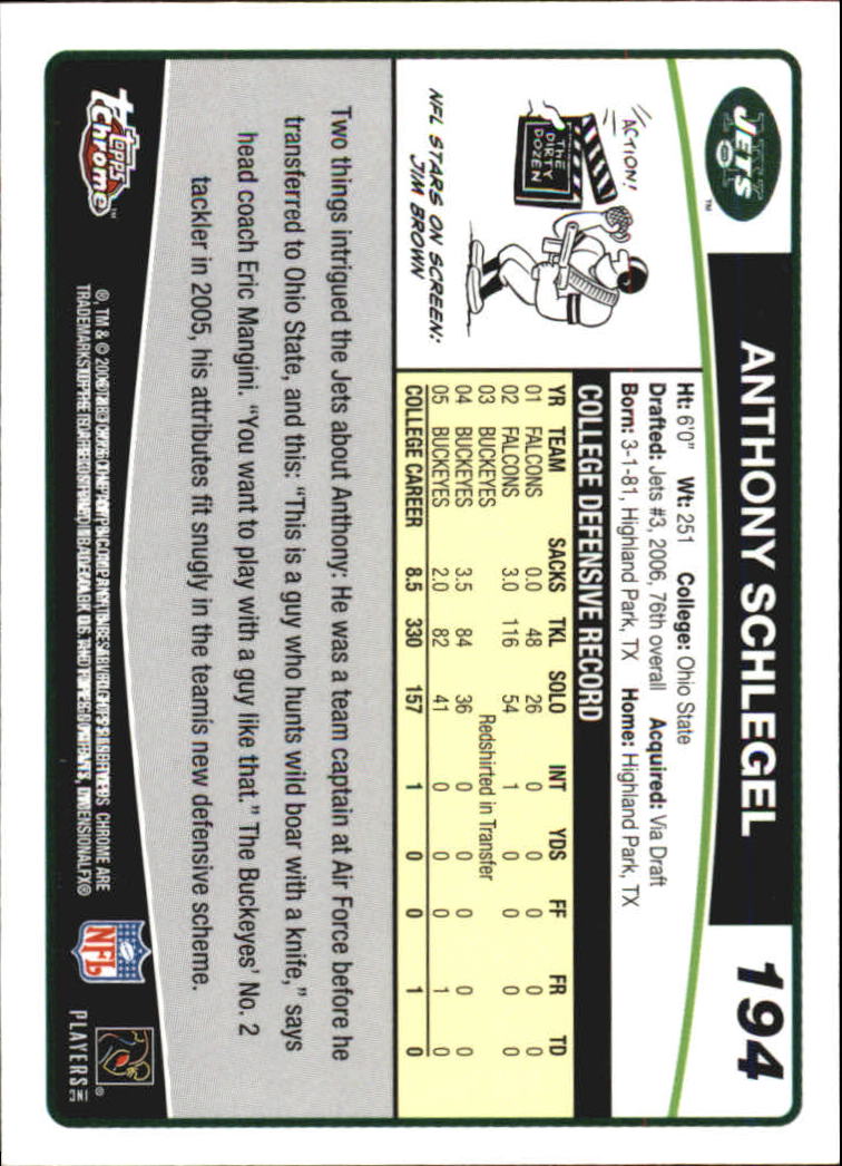 A0893- 2006 Topps Chrome FB Cards 251-275 +Inserts -You Pick- 15+ FREE US SHIP - Picture 223 of 317