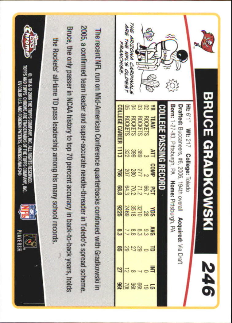 A0893- 2006 Topps Chrome FB Cards 251-275 +Inserts -You Pick- 15+ FREE US SHIP - Picture 247 of 317