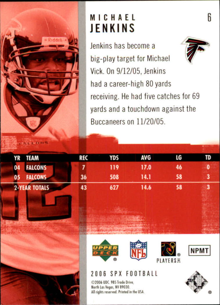 2006 SPx (Upper Deck) Football "Main Set" Cards #1 to #180 - Picture 13 of 231